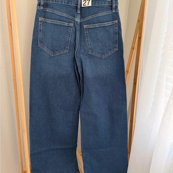 Women’s GAP WIDE LEG Blue Jeans - Picture 5 of 6